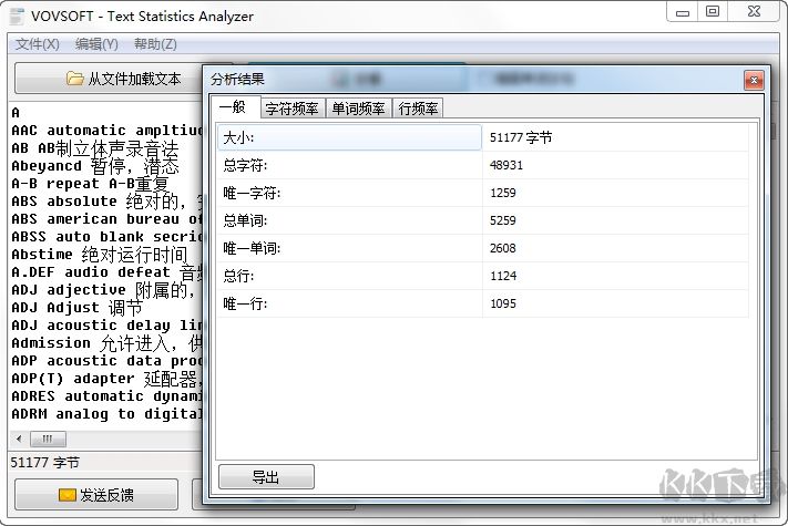 文本統(tǒng)計分析工具