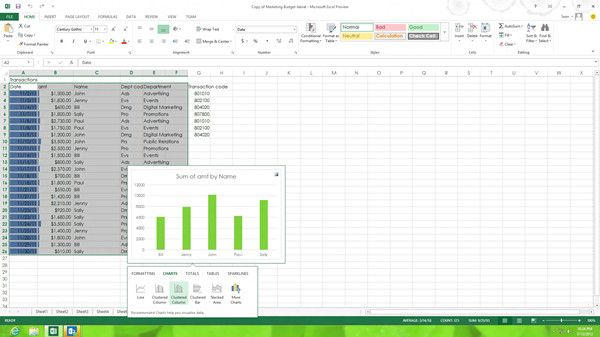 Excel2016官方免費(fèi)版下載截圖