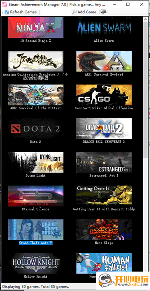 Steam Sam(Steam成就一鍵解鎖工具)