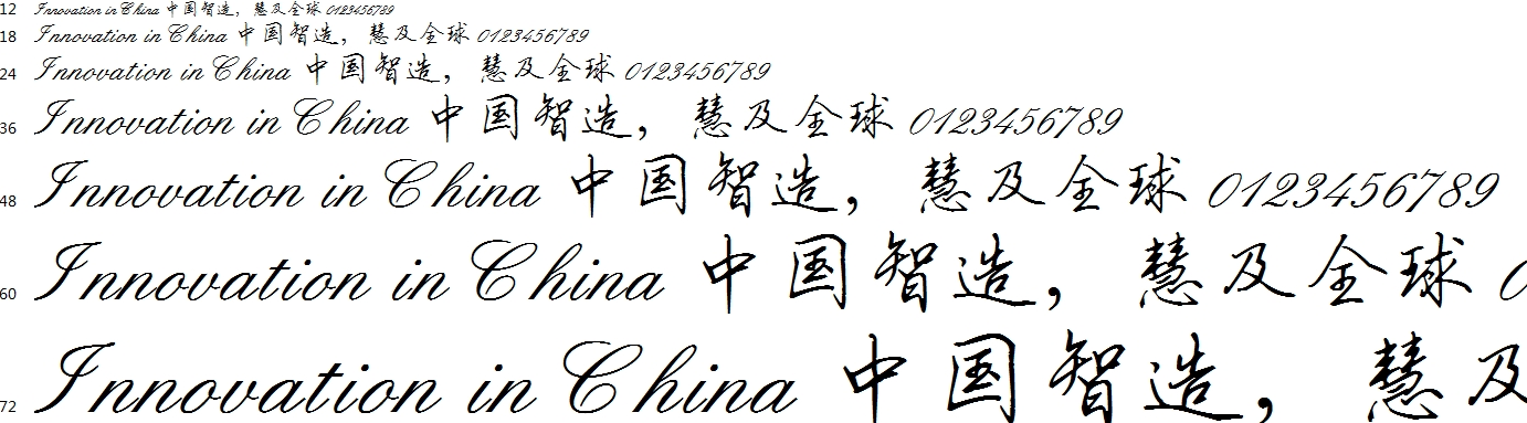 鋼筆行書(shū)字帖字體