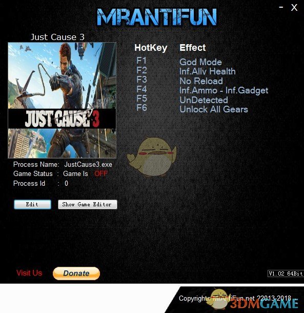 正當防衛(wèi)3六項修改器