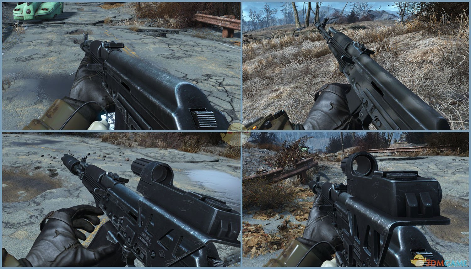 輻射4俄網(wǎng)AK74M沖鋒槍MOD