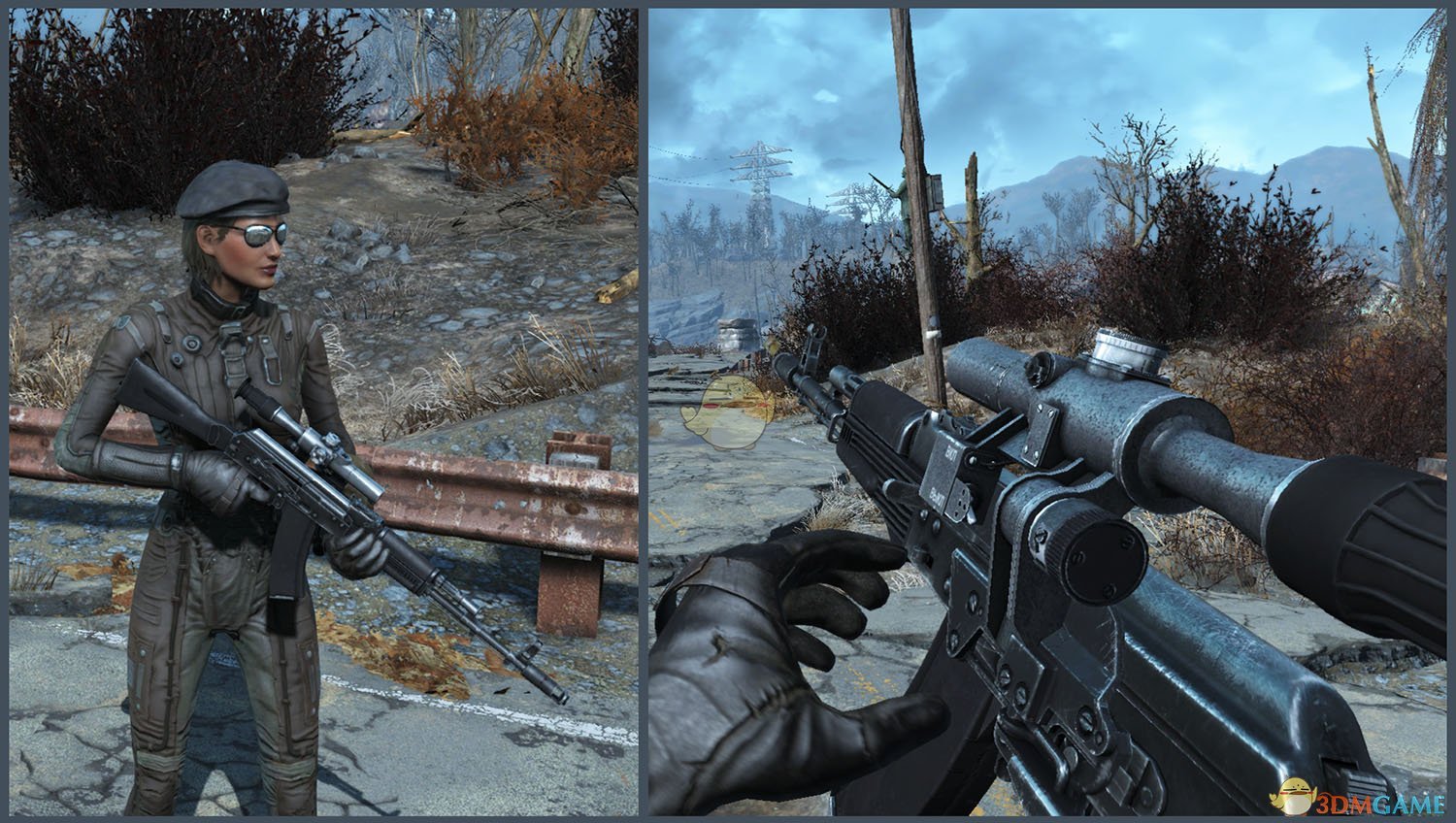 輻射4俄網(wǎng)AK74M沖鋒槍MOD