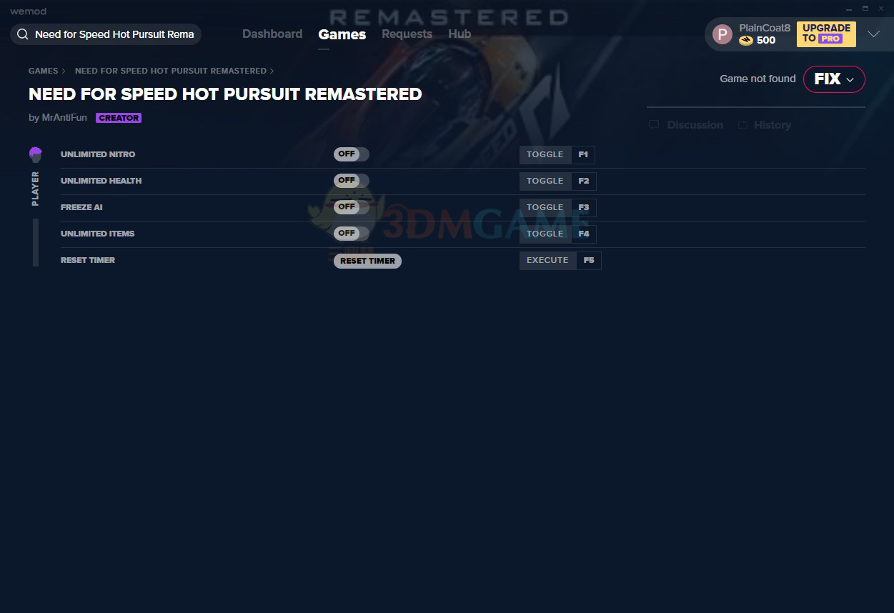 極品飛車熱力追蹤重制版十二項修改器