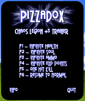 混亂軍團(tuán)四項(xiàng)修改器