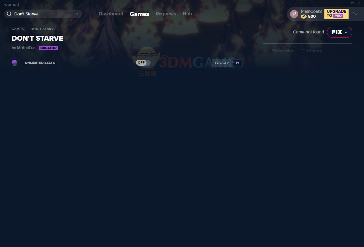 饑荒人物屬性修改器