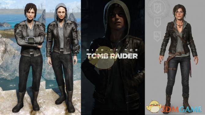 輻射4古墓麗影勞拉同款服裝MOD