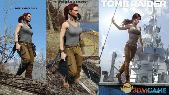 輻射4古墓麗影勞拉同款服裝MOD