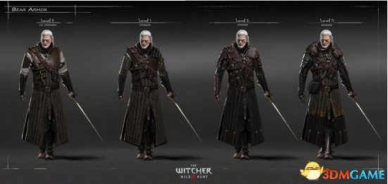 巫師3狂獵更帥氣的熊套裝MOD