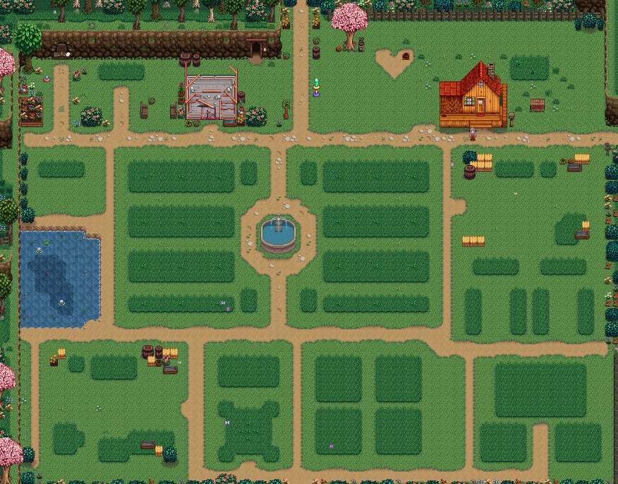 星露谷物語基礎(chǔ)農(nóng)場地形布局優(yōu)化MOD