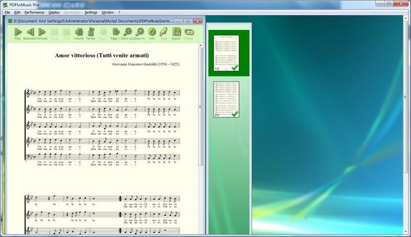 PDFtoMusic Pro(樂(lè)譜轉(zhuǎn)換軟件)