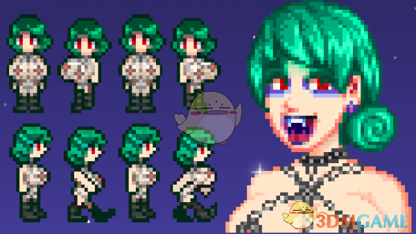 星露谷物語潘妮美艷吸血鬼人物外觀MOD