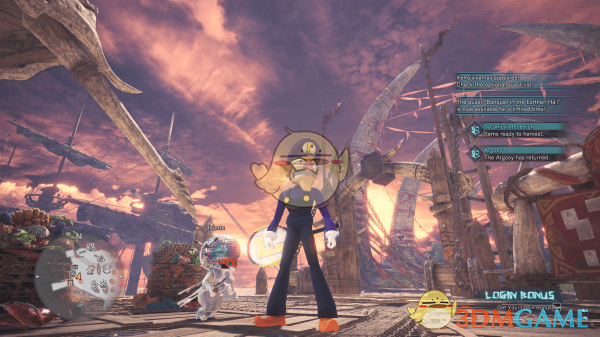 怪物獵人世界瓦里奧人物外觀MOD