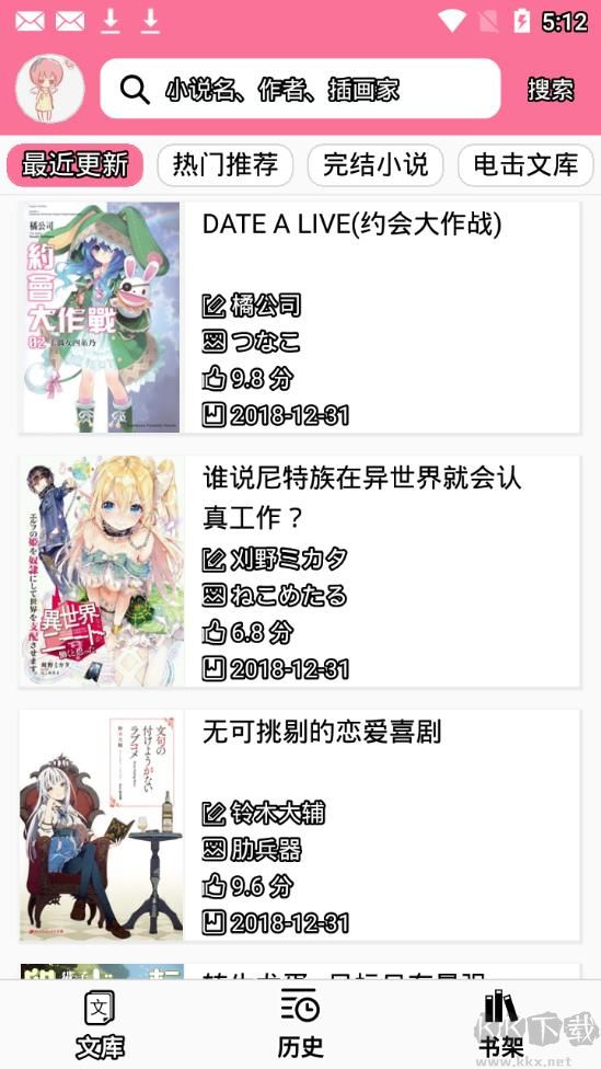 迷糊輕小說APP