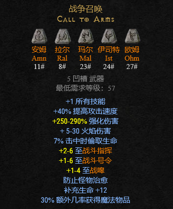 暗黑2符文之語(yǔ)大全圖解,暗黑破壞神2符文之語(yǔ)+裝備大全