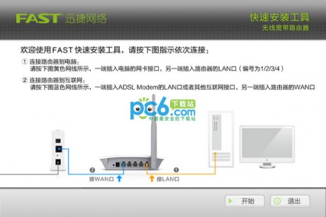 迅捷Fast無(wú)線(xiàn)路由器快速安裝工具可以幫助用戶(hù)快速進(jìn)行無(wú)線(xiàn)路由器的安裝和配置,適用于FW150R V5/6/8、FW153R V1、FWR108 V1、FW300R V3/4、FWR303 V1、FWR310 V1/2無(wú)線(xiàn)路由器