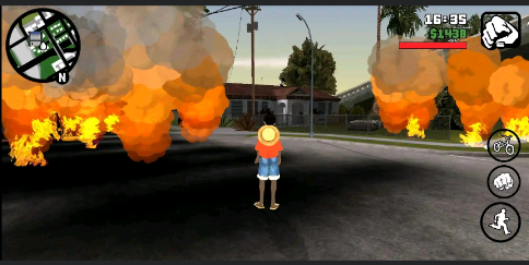 圣安地列斯路飛MOD手機(jī)版