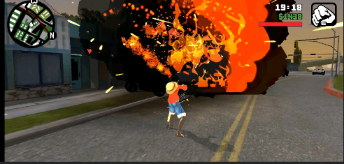 圣安地列斯路飛MOD手機(jī)版