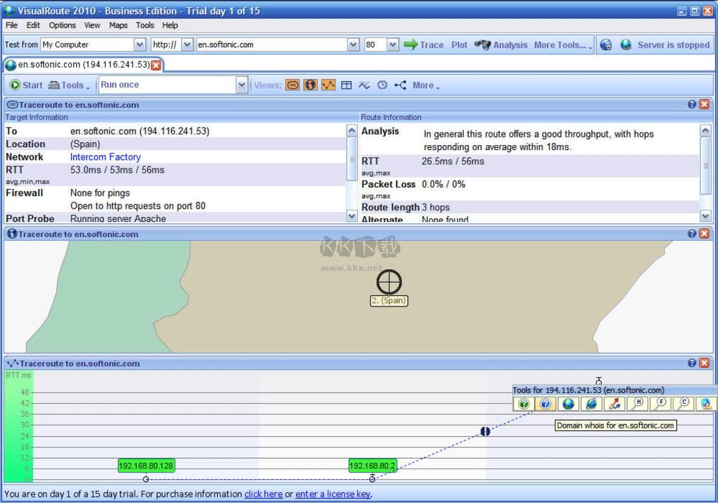 VisualRoute(網(wǎng)絡路徑回溯分析工具)
