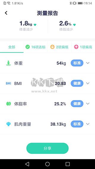 品麥云康體脂秤app最新版本
