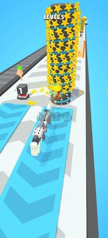 按鈕槍跑酷(Button Gun)手游