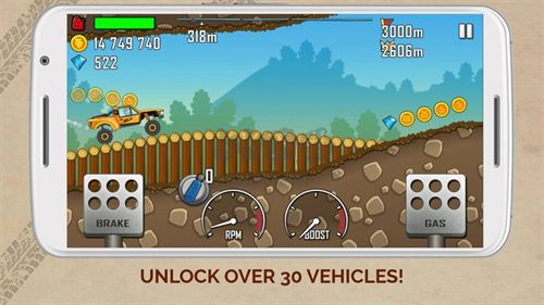 登山賽車(chē)英文版破解安卓版