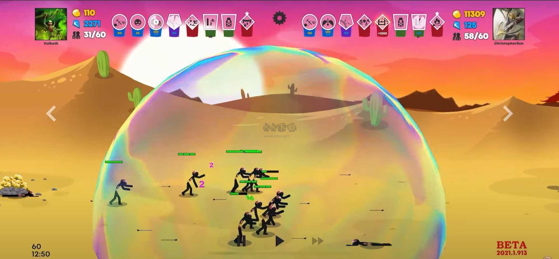 火柴人戰(zhàn)爭遺產(chǎn)3內(nèi)置菜單版