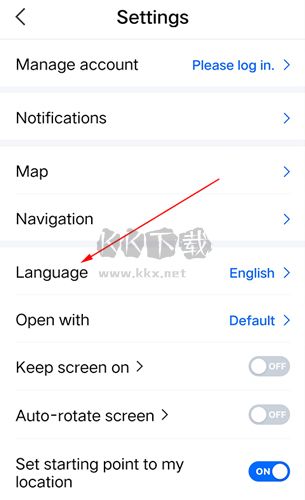 NAVER地圖怎么調成中文3