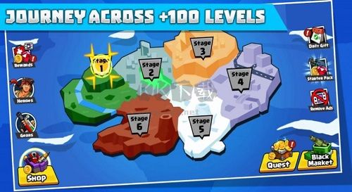 超級(jí)士兵金屬小隊(duì)無(wú)限金幣版