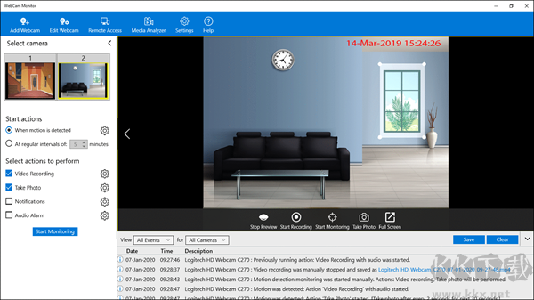 WebCam Monitor(網(wǎng)絡錄像監(jiān)視器)