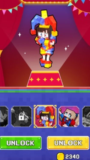 小丑怪物虛擬馬戲團