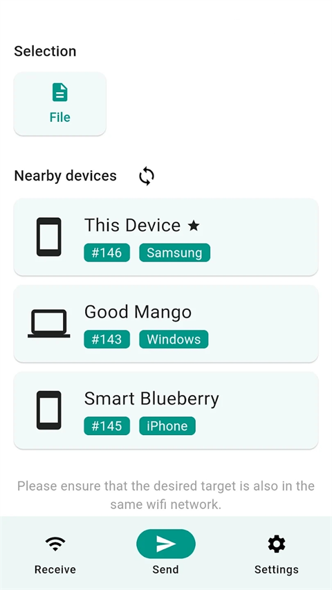 LocalSend文件傳輸