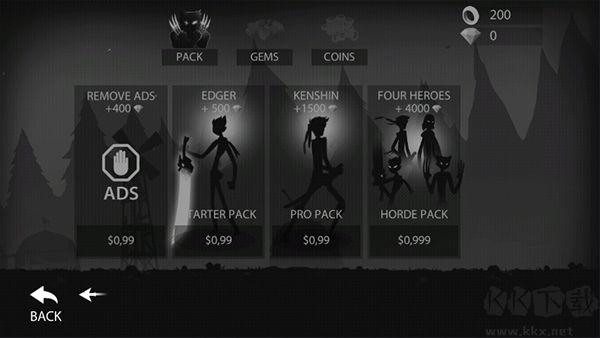 火柴人暗影之旅內(nèi)置菜單版