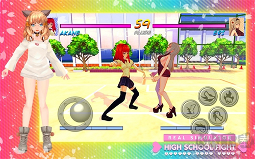 高中女生戰(zhàn)斗模擬器單機版