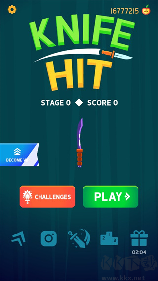飛刀打擊(Knife Hit)無(wú)限貨幣版