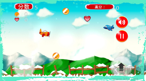 卡通小飛機游戲