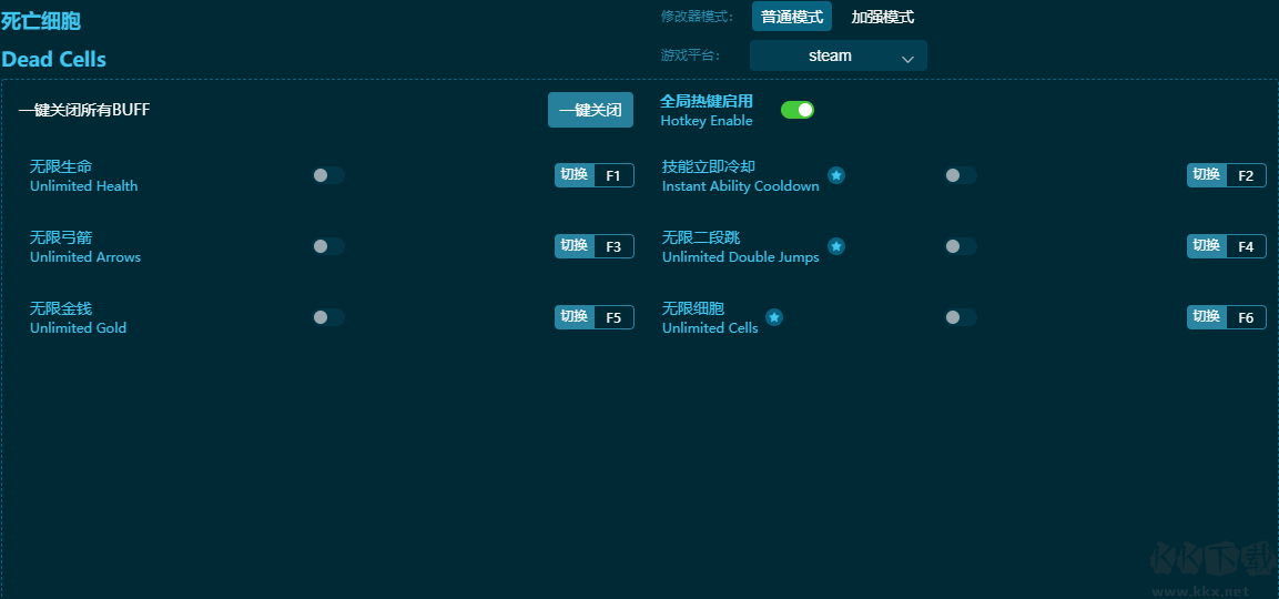 死亡細(xì)胞七項(xiàng)修改器免費(fèi)版