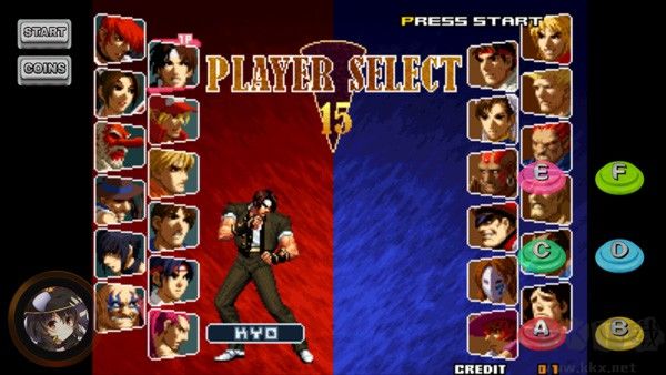 拳皇VS街霸手機(jī)版