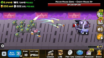 空閑的貓炮游戲