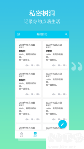 樹洞日記純凈版