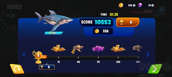 饑餓鯊史前世界破解版免費鉆石金幣版新手攻略3