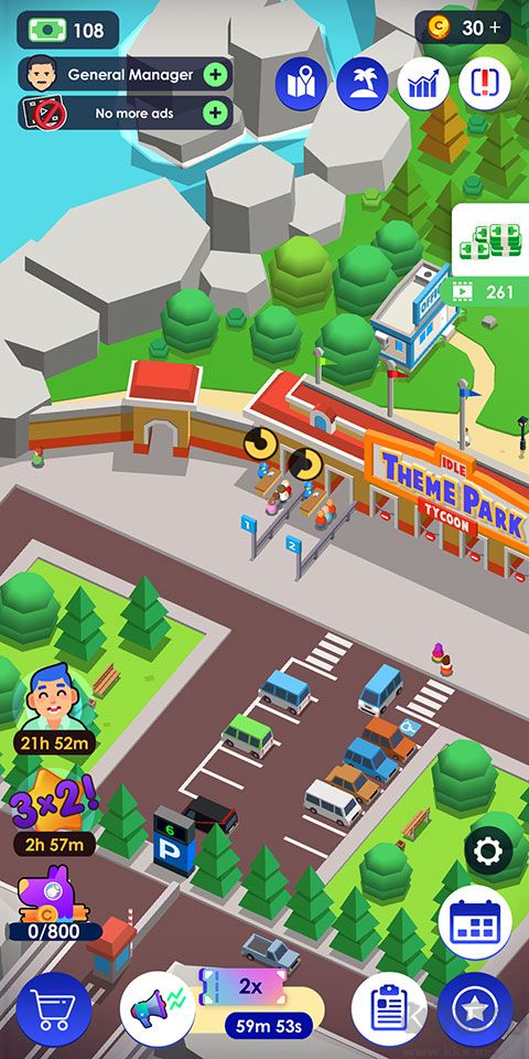 閑置主題公園大亨無(wú)限金幣版