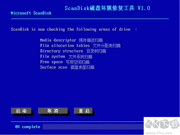 scandisk(磁盤修復工具)