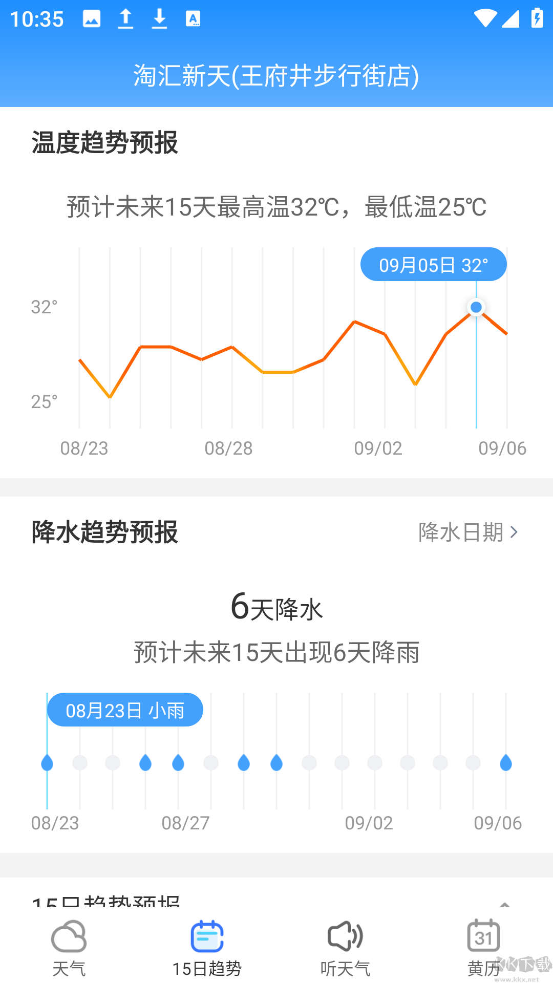 早知天氣