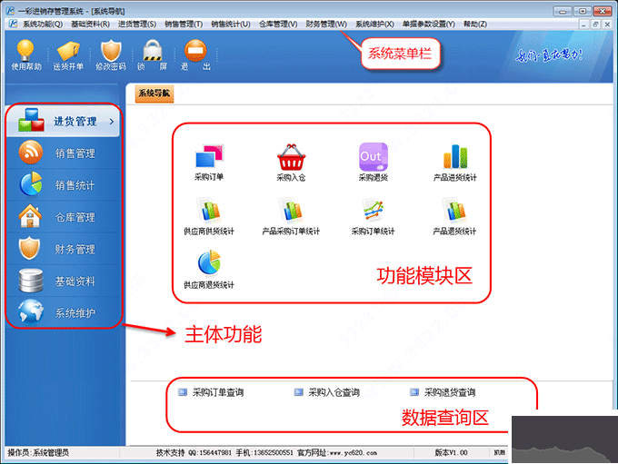 一彩進銷存管理系統(tǒng)