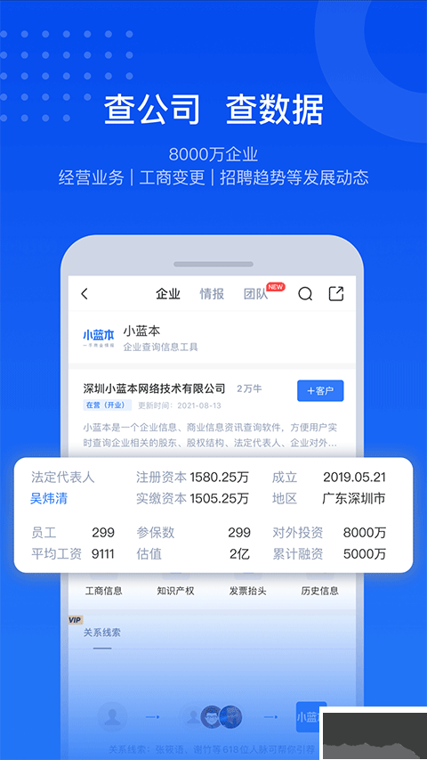 小藍本企業(yè)查詢